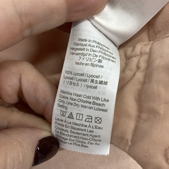 J Crew Womens Ingrid Pants size 8 Peach Gramercy Twill High Rise - Picture 11 of 14